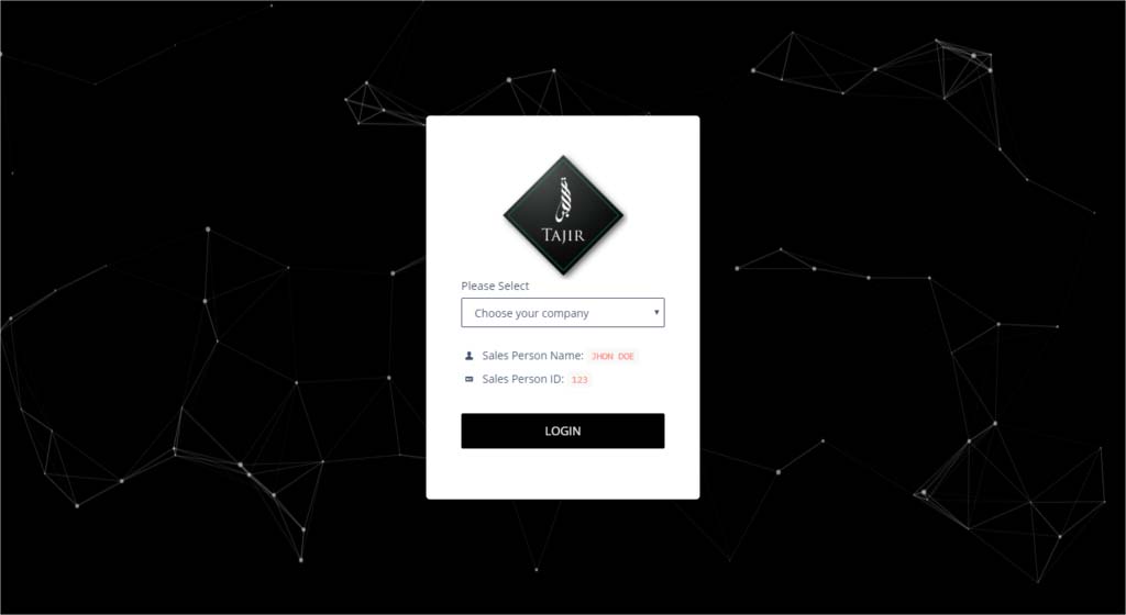 FULLY RESPONSIVE LAYOUTS - Select Company - Screenshot
