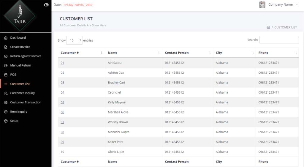 FULLY RESPONSIVE LAYOUTS - Custom List - Screenshot